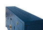 GINER Y COLOMER Buffet avec multiples portes et tiroirs bleu